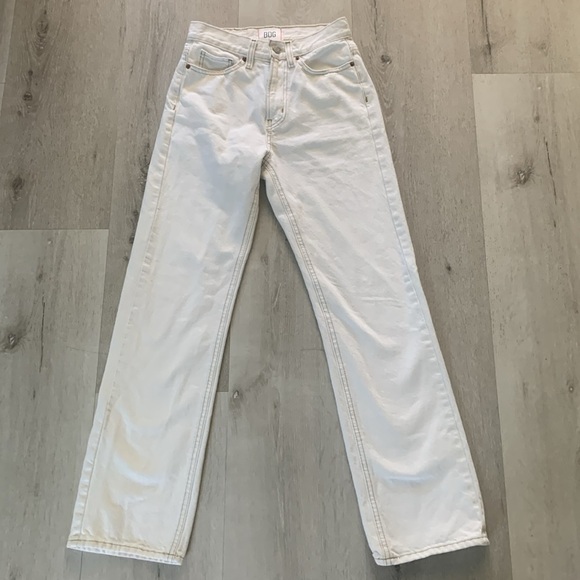 BDG high-waisted cowboy jeans white size 24 - Picture 9 of 14